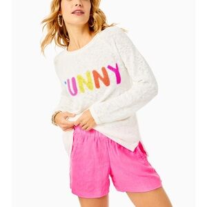 Lilly Pulitzer 4" Lilo Linen Shorts in Aura Pink